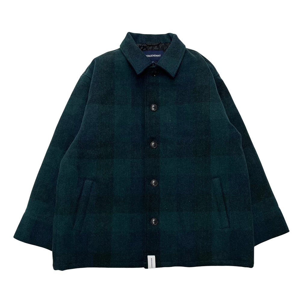 DESCENDANT の CLAIRTON PLAID JACKET (242TQDS-JKM02)