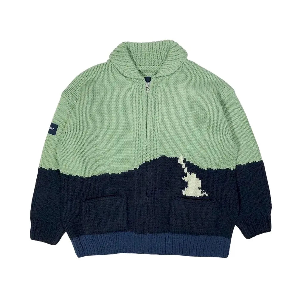 DESCENDANT の DAWN COWICHAN SWEATER (242MADS-JKM01)