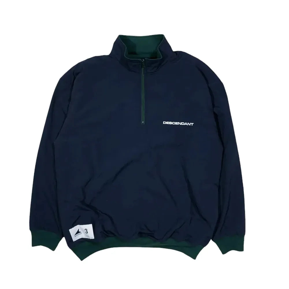 DESCENDANT の TIDE HALFZIP FLEECE LS SHIRT (242ATDS-SHM01)